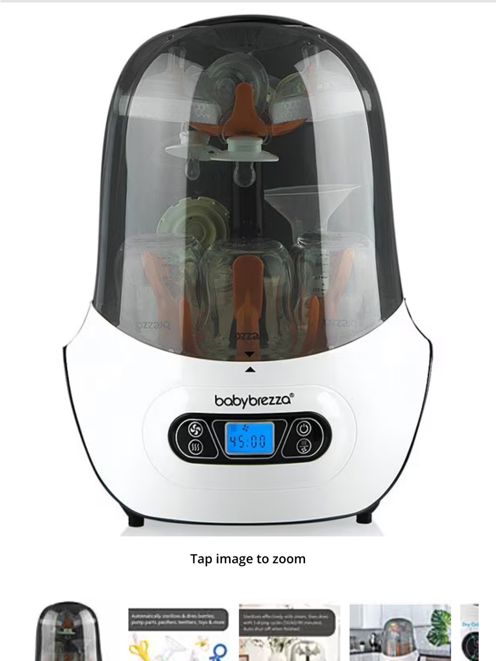 Breeza bottle sanitizer and dryer